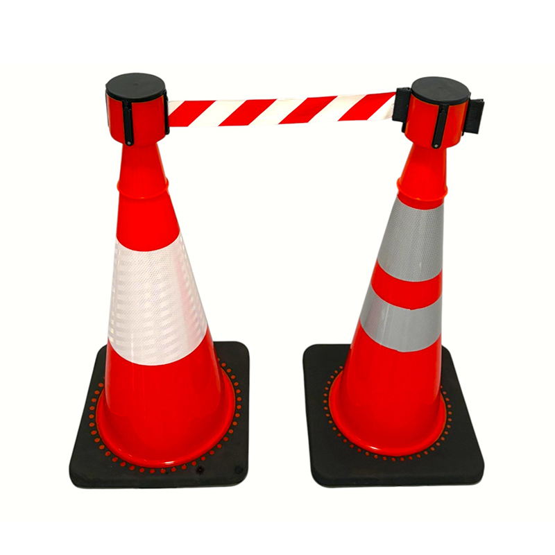 Nón an toàn giao thông PVC có độ đàn hồi cao với đế cao su có trọng lượng tùy chọn để kiểm soát đường trong mọi thời tiết và cách ly mối nguy hiểm
