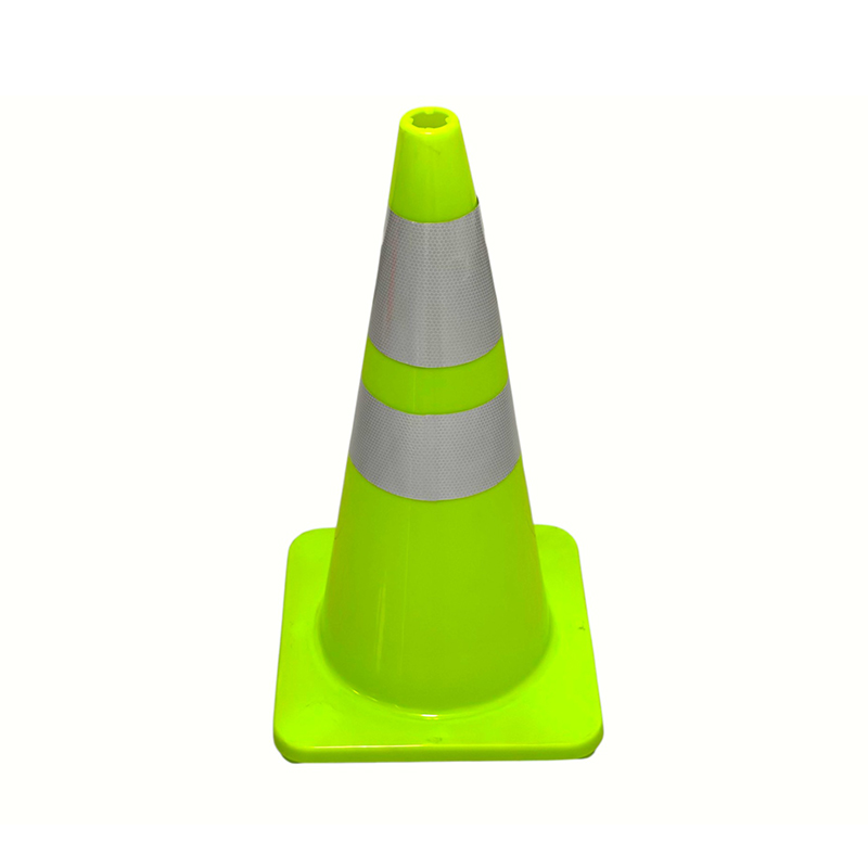 Nón an toàn giao thông PVC có độ đàn hồi cao với đế cao su có trọng lượng tùy chọn để kiểm soát đường trong mọi thời tiết và cách ly mối nguy hiểm