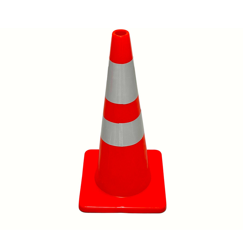 Nón an toàn giao thông PVC có độ đàn hồi cao với đế cao su có trọng lượng tùy chọn để kiểm soát đường trong mọi thời tiết và cách ly mối nguy hiểm