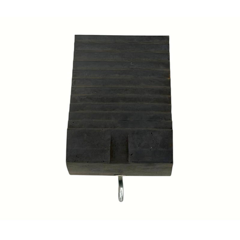 Chặn bánh xe cao su di động (có dây kéo nylon cường độ cao) Chặn bánh xe cao su di động (có dây kéo nylon cường độ cao)