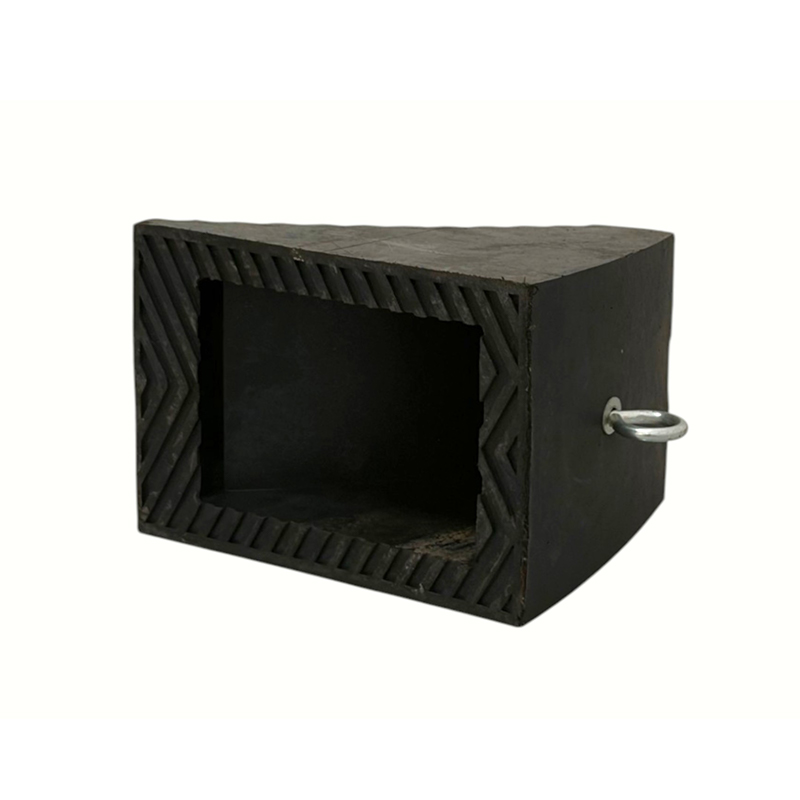 Chặn bánh xe cao su di động (có dây kéo nylon cường độ cao) Chặn bánh xe cao su di động (có dây kéo nylon cường độ cao)