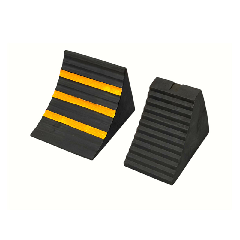 Chặn bánh xe cao su di động (có dây kéo nylon cường độ cao) Chặn bánh xe cao su di động (có dây kéo nylon cường độ cao)