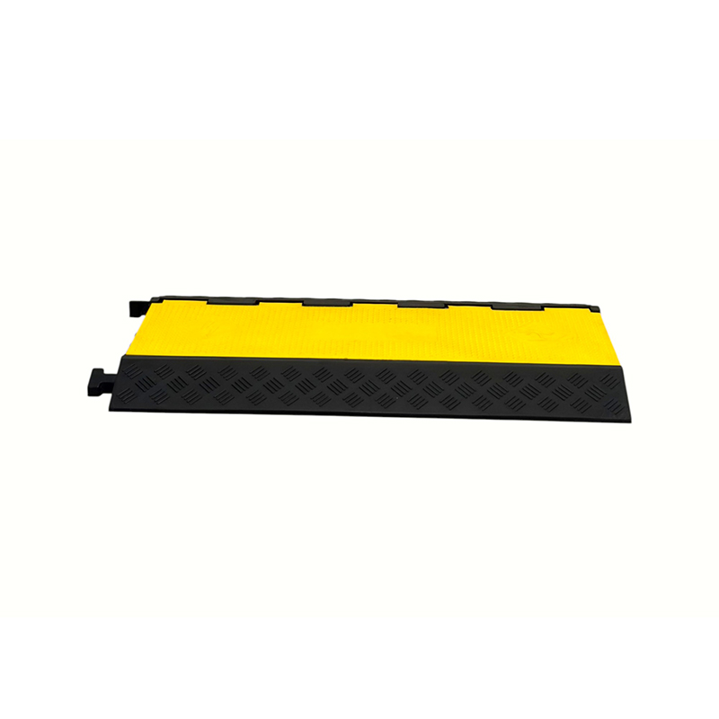 Khả năng chịu tải cao Đế cao su Pvc Flip Cover Bộ bảo vệ cáp hạng nặng 5 kênh