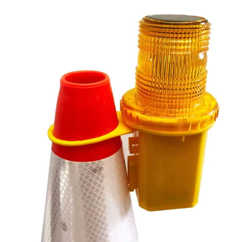 Cảm biến tự động cảm quang Đèn giao thông LED chạy bằng năng lượng mặt trời chịu được thời tiết và đèn cảnh báo tín hiệu nguy hiểm