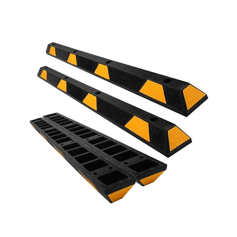 Cảnh báo phản quang cực dài hai bánh 183cm Cảnh báo phản quang cực dài cấp công nghiệp Dừng bánh xe cao su