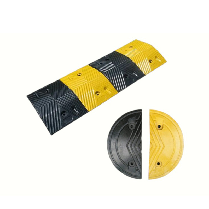 Gờ giảm tốc cao su chống trượt chịu tải cao được gia cố đa kích thước cấp công nghiệp