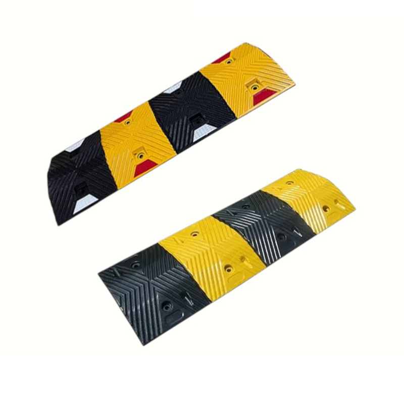 Giảm tốc độ cao su phản quang nén nặng 1 mét