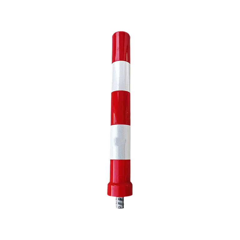 Bollards cảnh báo giao thông TPU có thể tháo rời hạng nặng với đế tháo nhanh có ren