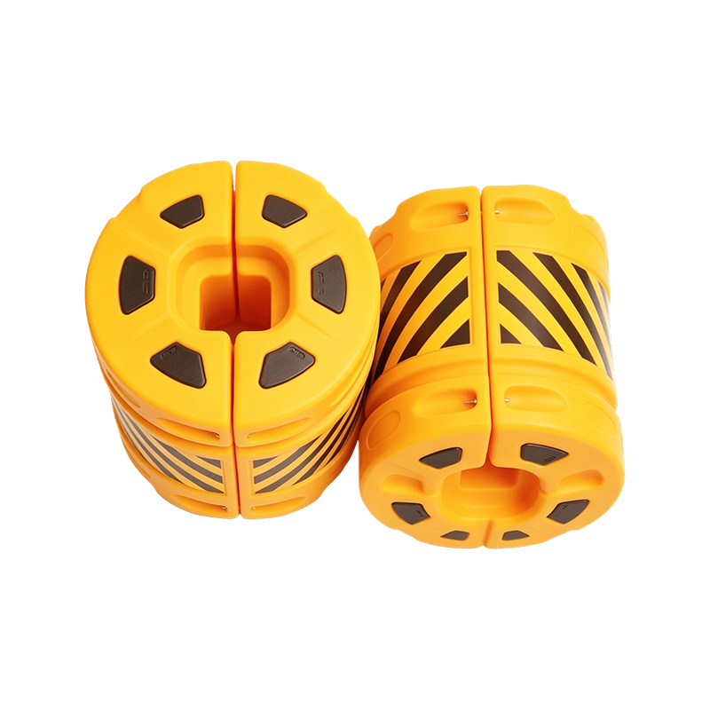 Thùng chống va đập giao thông kết hợp mô-đun HDPE với tấm phản quang