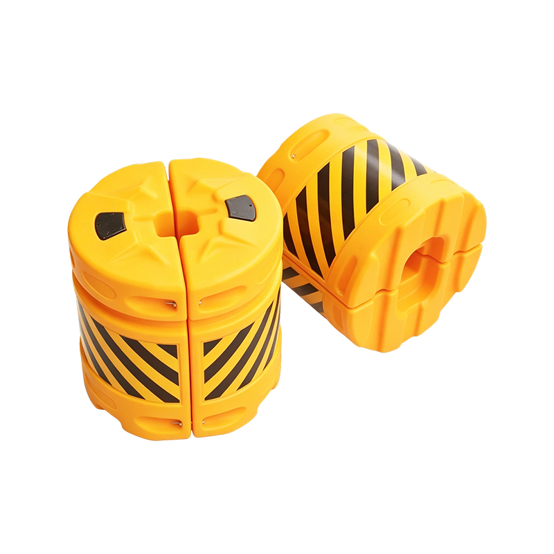 Thùng chống va đập giao thông kết hợp mô-đun HDPE với tấm phản quang