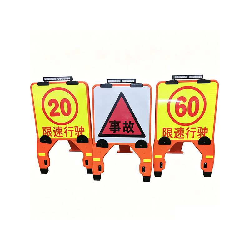 Biển báo giao thông có thể mở rộng hình vuông bằng nhựa HDPE di động với các clip thay đổi nhanh