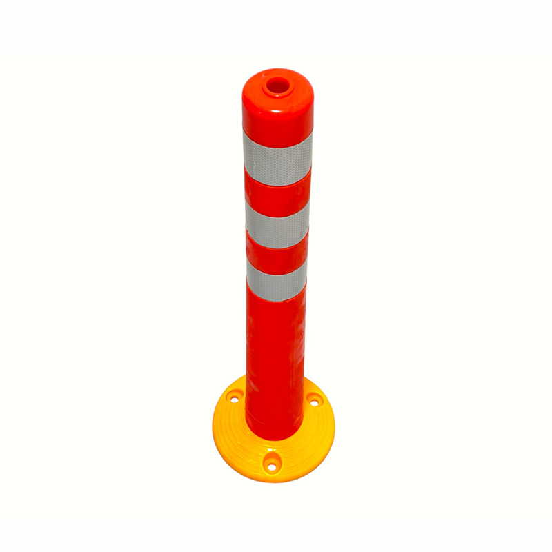 Trụ phân định PVC linh hoạt có vòng cổ phản quang