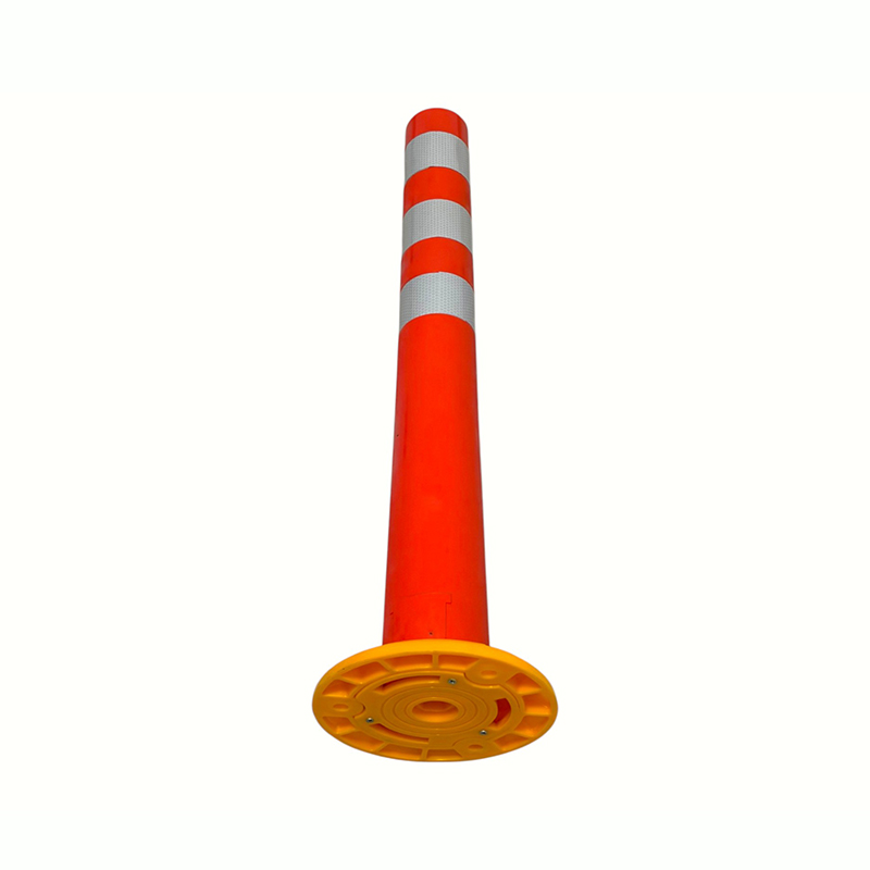 Trụ phân định PVC linh hoạt có vòng cổ phản quang