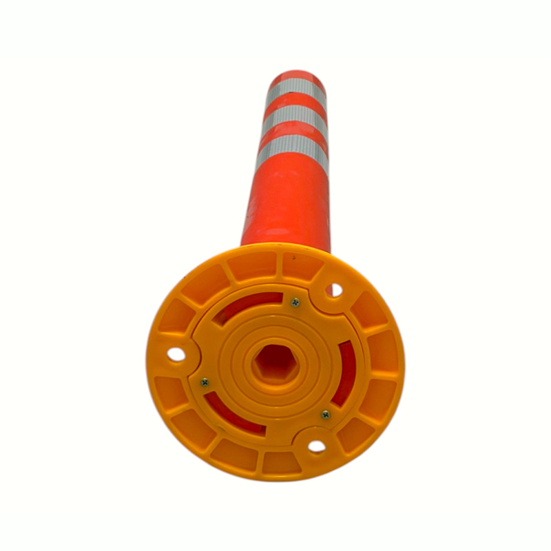 Trụ phân định PVC linh hoạt có vòng cổ phản quang