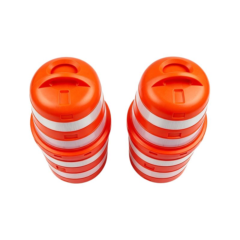 Trống giao thông hai mảnh HDPE có tay cầm lớn