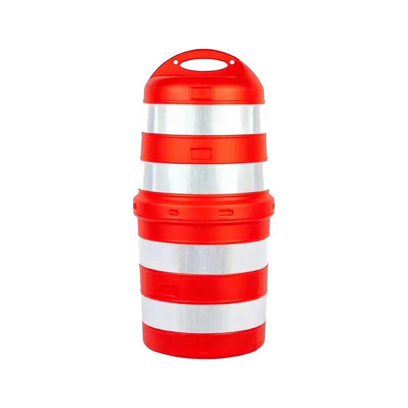 Trống giao thông hai mảnh HDPE có tay cầm lớn