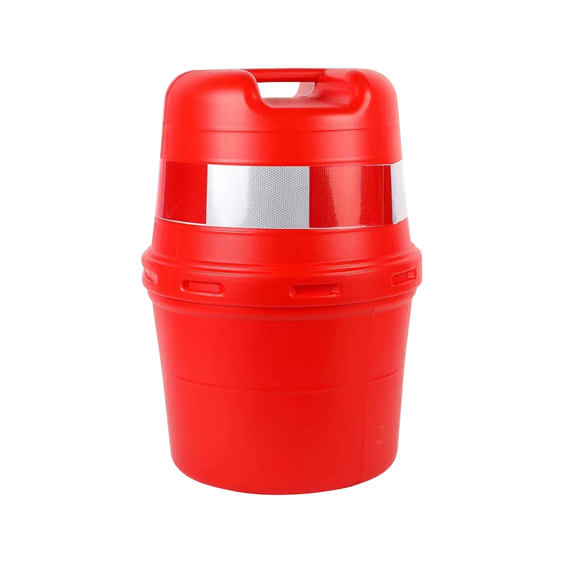 Trống giao thông hai mảnh HDPE có tay cầm lớn