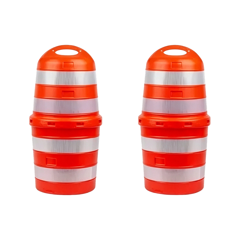 Trống giao thông hai mảnh HDPE có tay cầm lớn