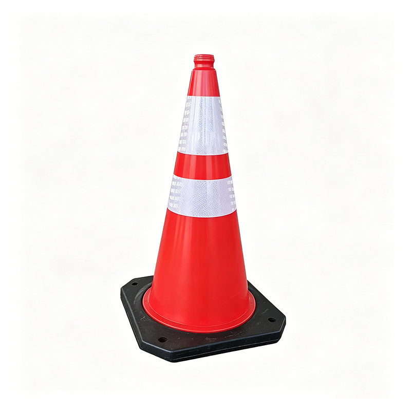 Nón giao thông bằng nhựa HDPE tích hợp có lỗ tay cầm trên cùng