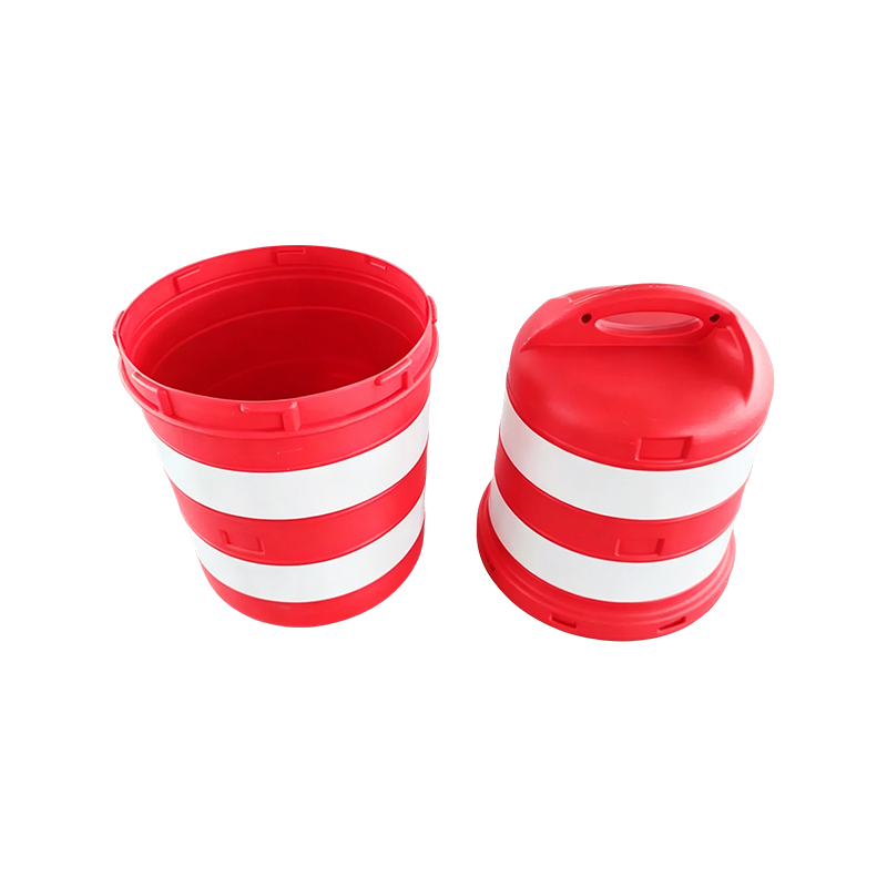 Trống giao thông hai mảnh HDPE có tay cầm lớn