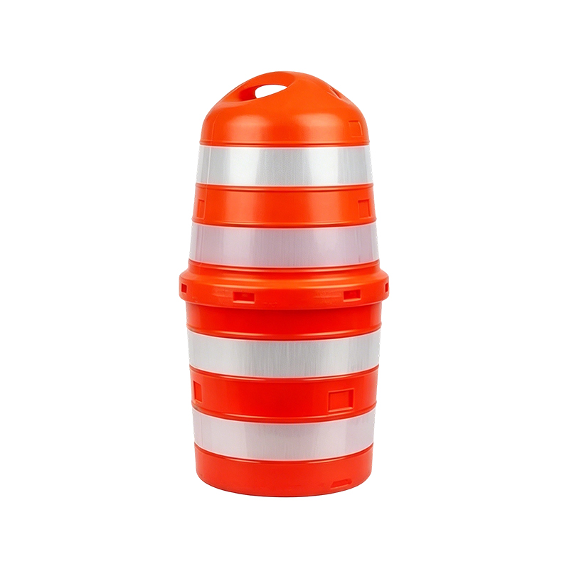 Trống giao thông hai mảnh HDPE có tay cầm lớn