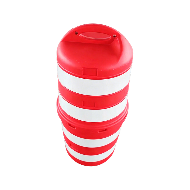 Trống giao thông hai mảnh HDPE có tay cầm lớn