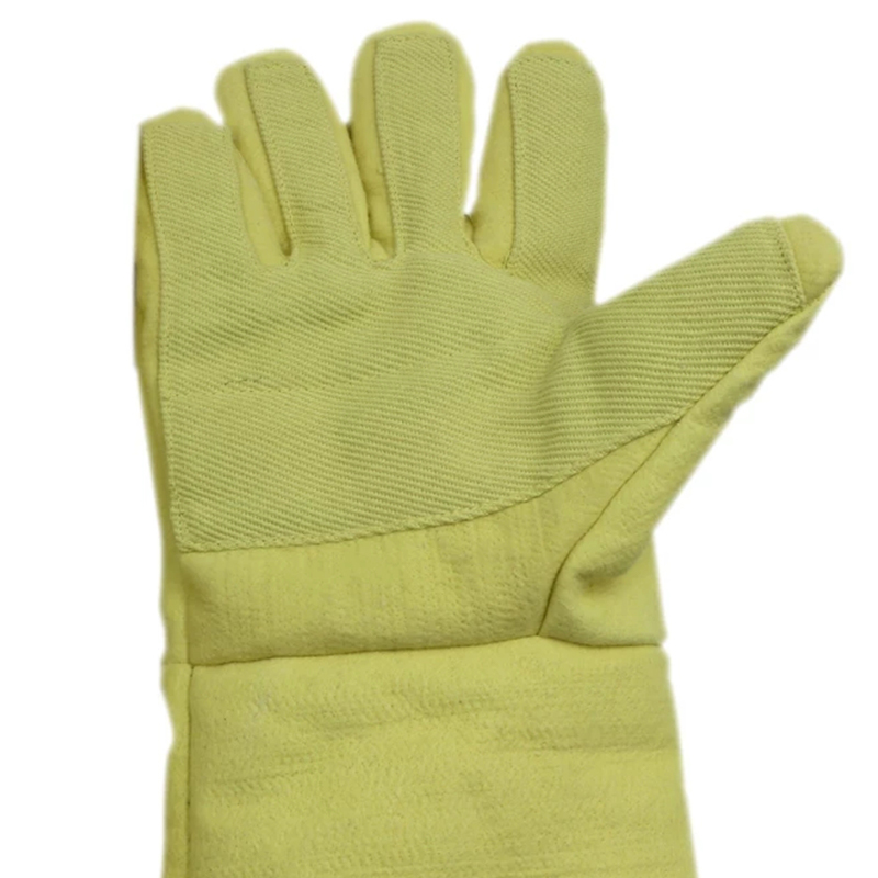 Găng tay nỉ dệt dày đặc Aramid 1414 chịu nhiệt 500°C