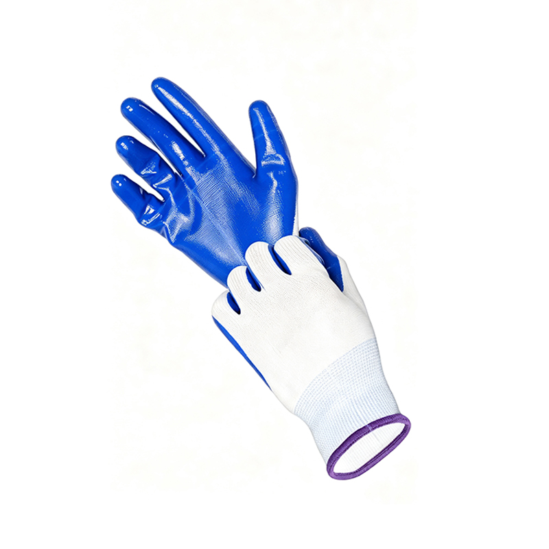Găng tay làm việc phủ Nitrile chịu hóa chất & dầu