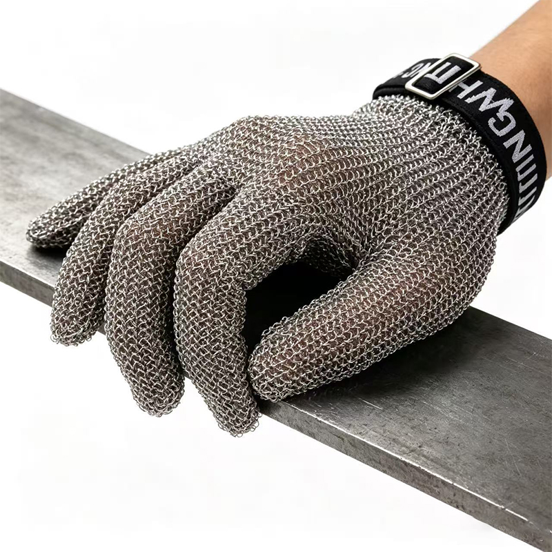 Găng tay chống cắt dạng vòng thép không gỉ