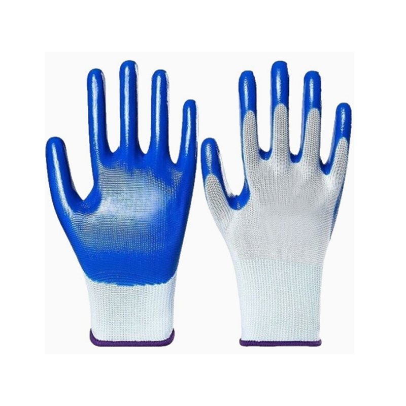 Găng tay làm việc phủ Nitrile chịu hóa chất & dầu