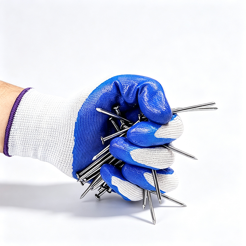 Găng tay làm việc phủ Nitrile chịu hóa chất & dầu