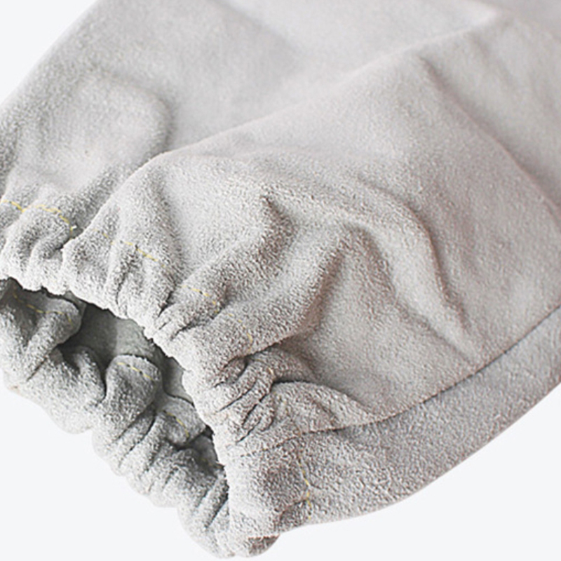Tay áo hàn bằng da bò khâu Kevlar