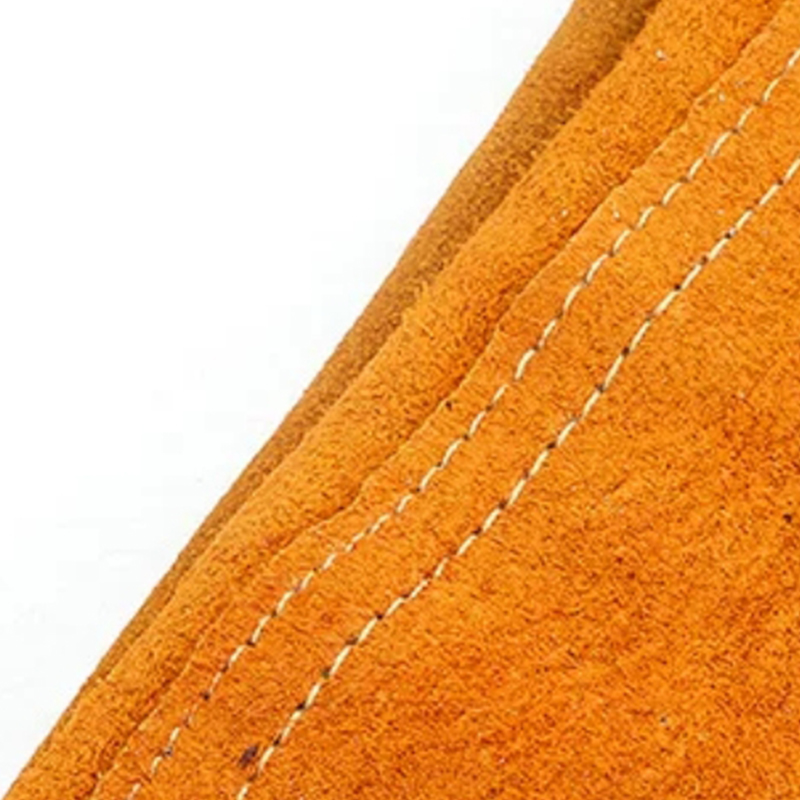 Vỏ bọc chân hàn bằng da bò khâu Kevlar