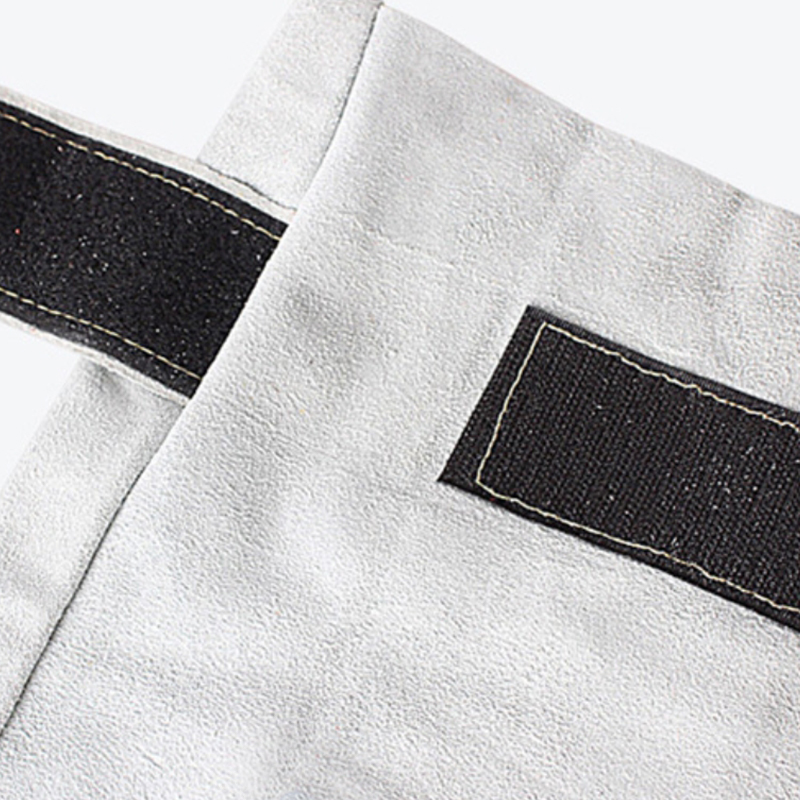 Tay áo hàn bằng da bò khâu Kevlar