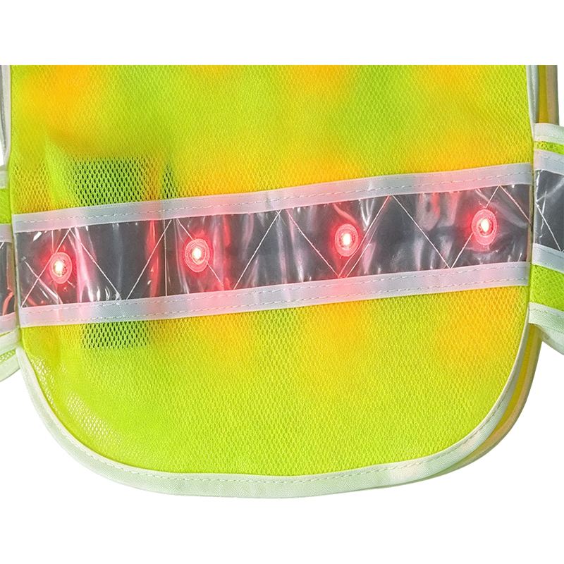 Áo khoác an toàn phản quang LED chiếu sáng chủ động