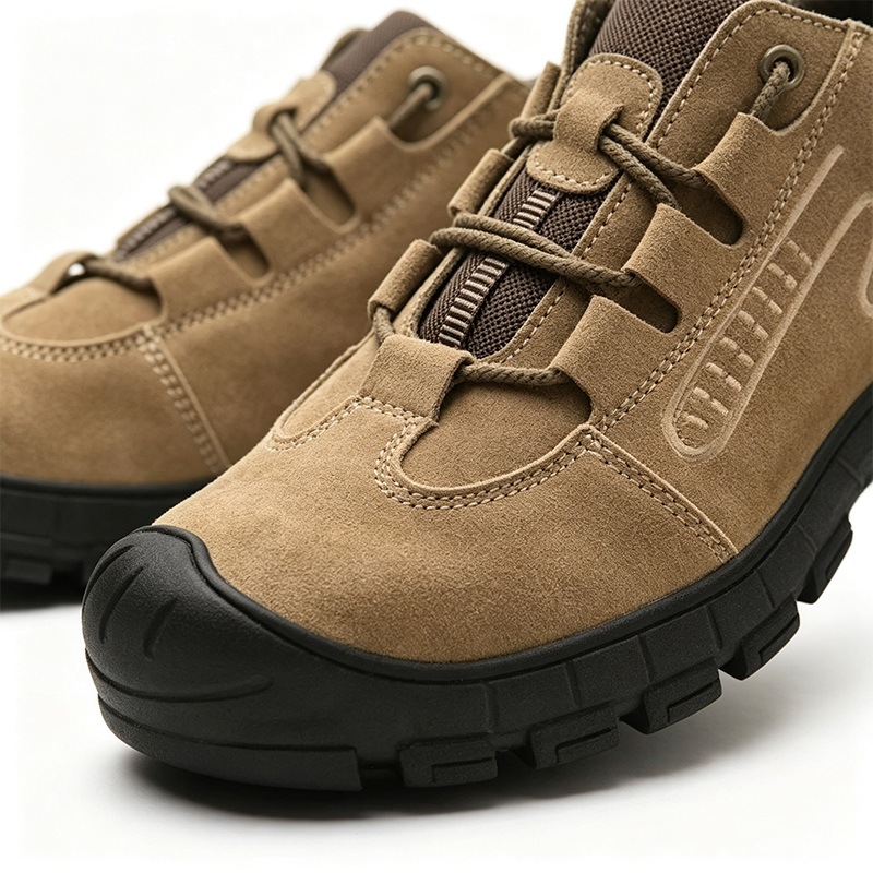 Giày an toàn da lộn cao su chống đâm thủng Kevlar