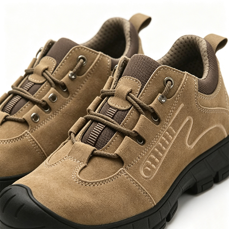 Giày an toàn da lộn cao su chống đâm thủng Kevlar